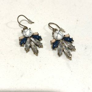 C+L Morning Tide drop earrings.